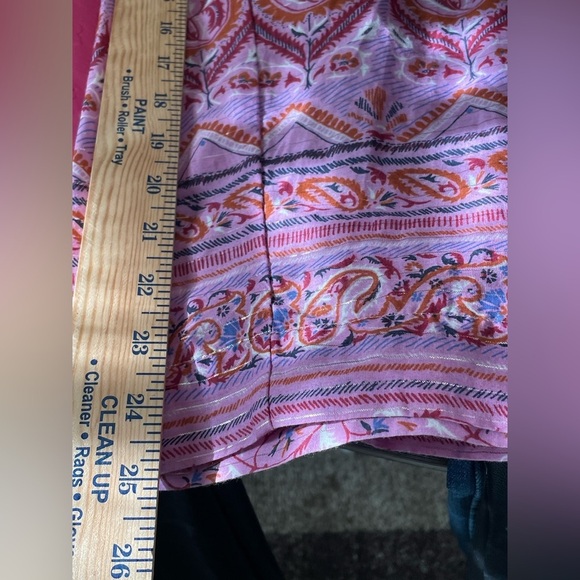 J. Crew Point Sur Paisley Tie Front Wide Leg Jumpsuit‎ Size 2 - Picture 10 of 11